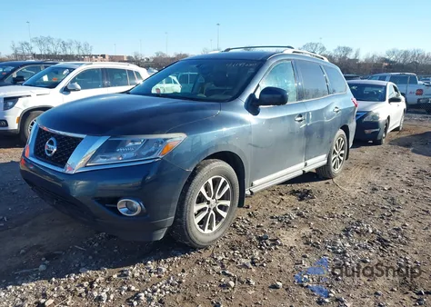 2016 Nissan Pathfinder Sl из США, поврежденный, VIN 5N1AR2MM4GC659349